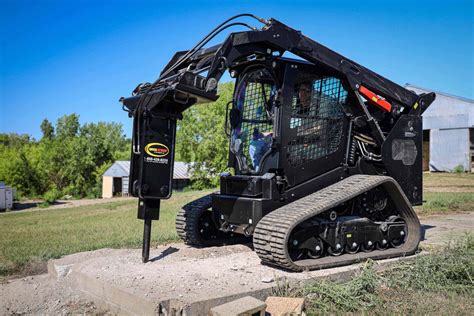 skid steer ice breaker|jackhammer attachment for skid steer.